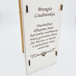 Butelio dėžutė „Brangūs liudininkai“