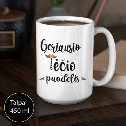 Didelis puodelis „Geriausio tėčio puodelis“