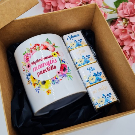 Dovanų rinkinys „Mama, Ačiū, Tau už viską“