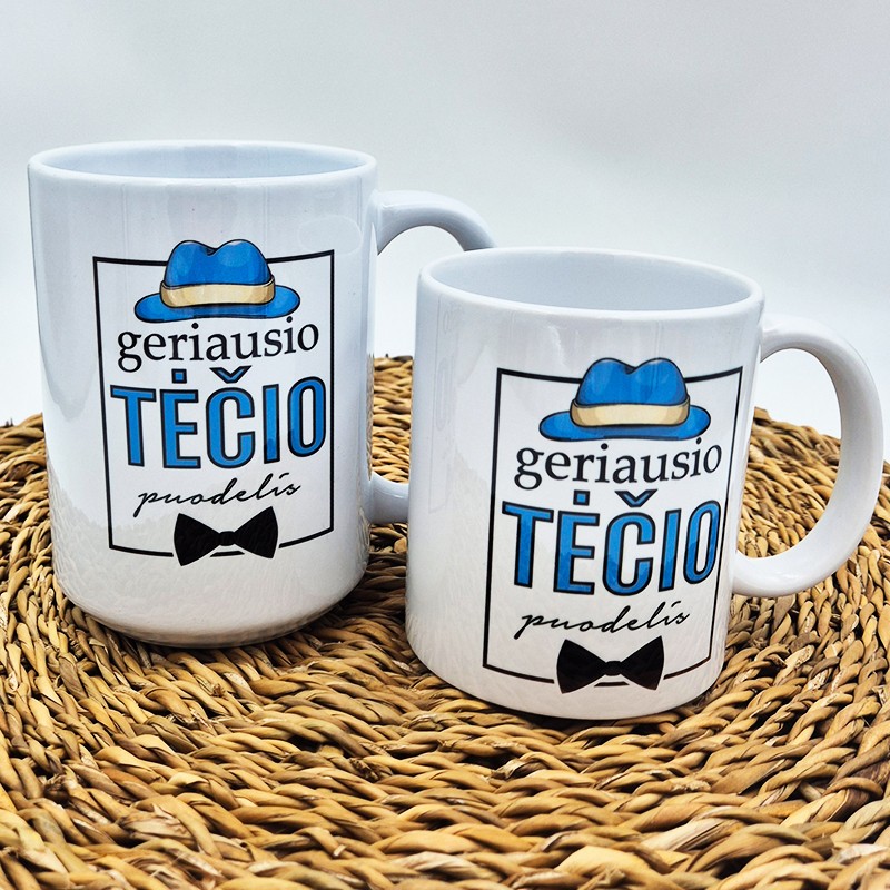 Puodelis „Geriausio tėčio puodelis“