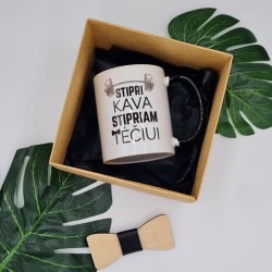 Puodelis „Stipri kava stipriam tėčiui“