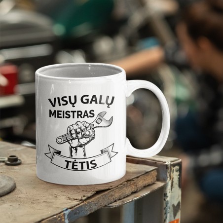 Puodelis „Visų galų meistras tėtis“