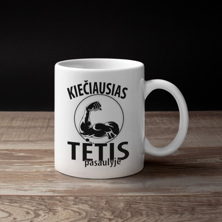 Puodelis „Kiečiausias tėtis“