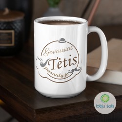 Puodelis „Geriausias tėtis pasaulyje“