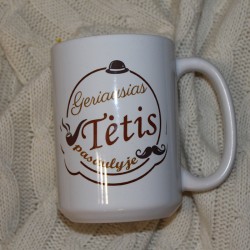 Puodelis „Geriausias tėtis pasaulyje“