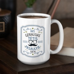 Didelis puodelis „Geriausias tėtis pasaulyje“