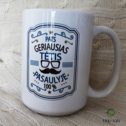 Didelis puodelis „Geriausias tėtis pasaulyje“