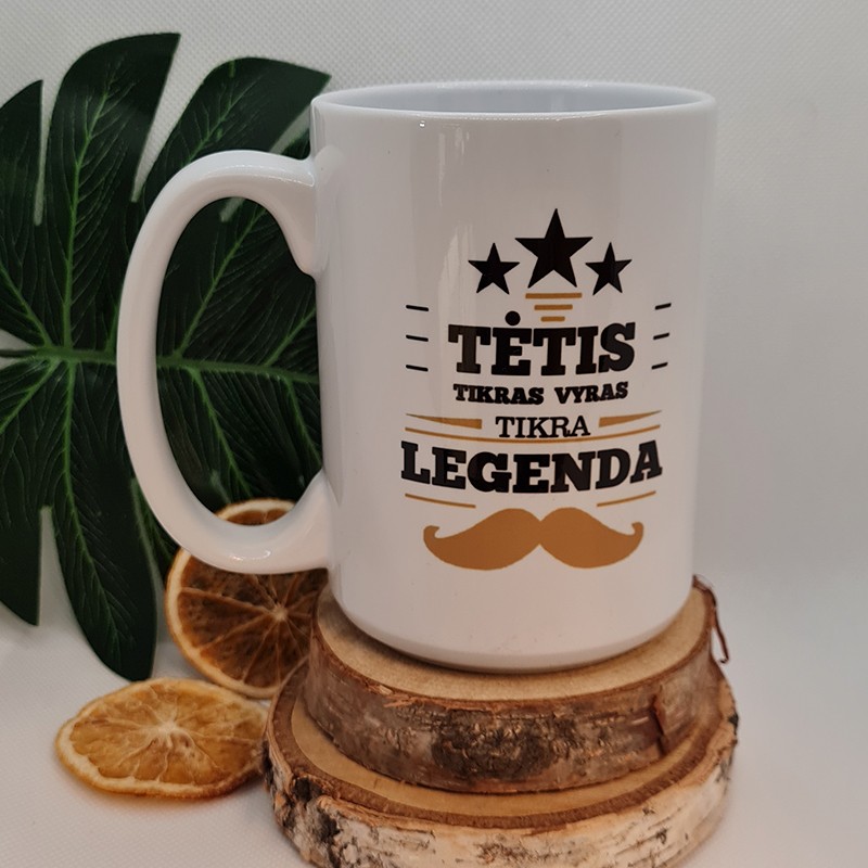 Puodelis „Tėtis tikra legenda“