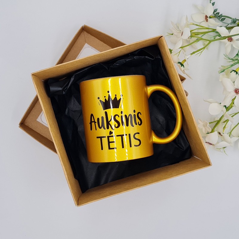 Puodelis: „Auksinis Tėtis“