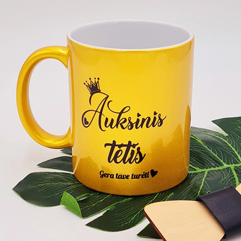 Puodelis: „Auksinis Tėtis“