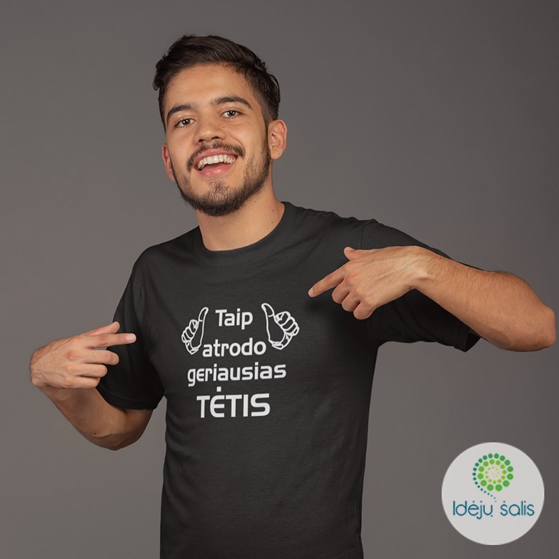 Marškinėliai „Taip atrodo geriausias tėtis“