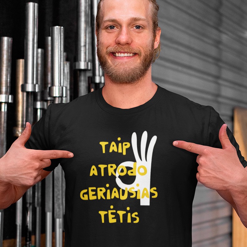 Marškinėliai „Taip atrodo geriausias tėtis“