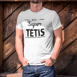 Marškinėliai „100% super tėtis“