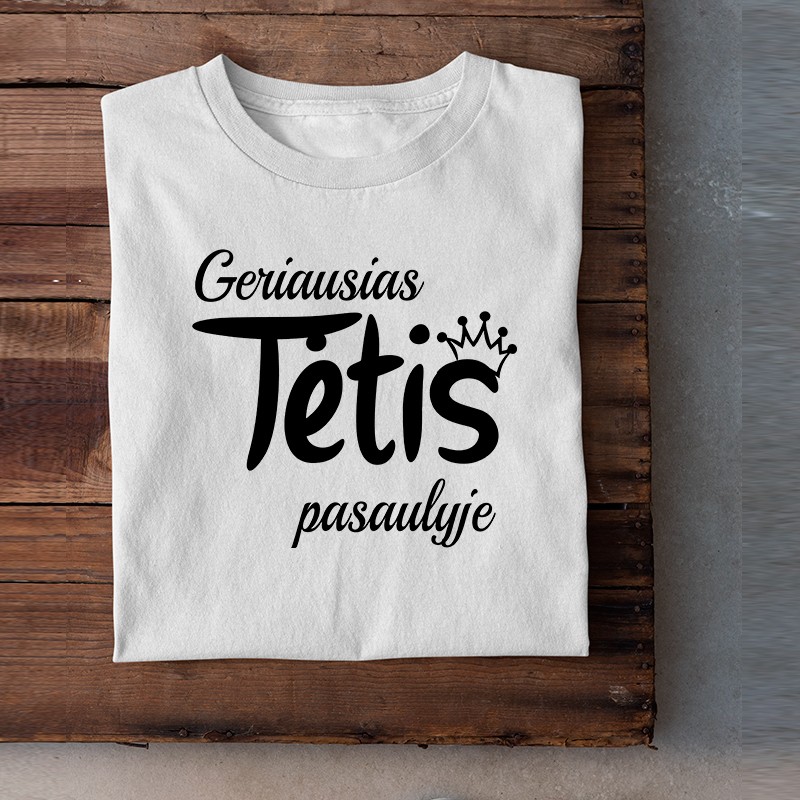 Marškinėliai „Geriausias tėtis pasaulyje“