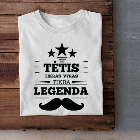 Marškinėliai „Tėtis tikra legenda“