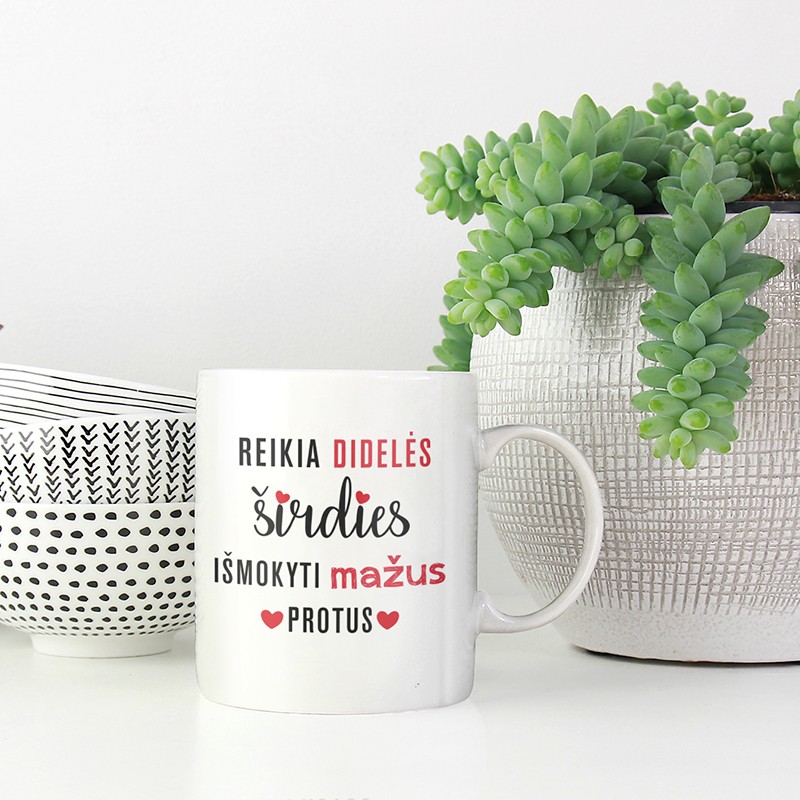 Puodelis: „Reikia didelės širdies“