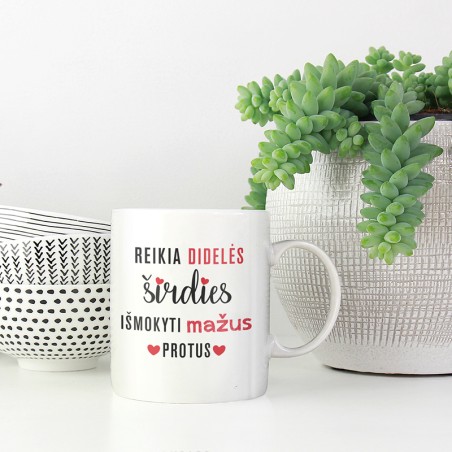 Puodelis: „Reikia didelės širdies“