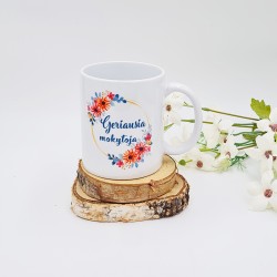 Puodelis „Geriausia mokytoja“
