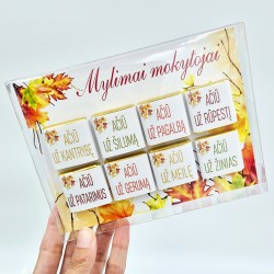 Šokoladukų rinkinys „Mylimai mokytojai“