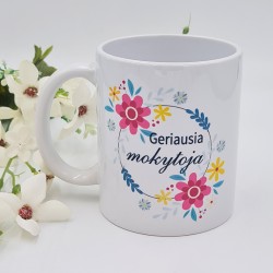 Puodelis „Geriausia mokytoja“
