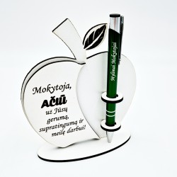 Pastatomas obuoliukas su tušinuku „Mokytojai“
