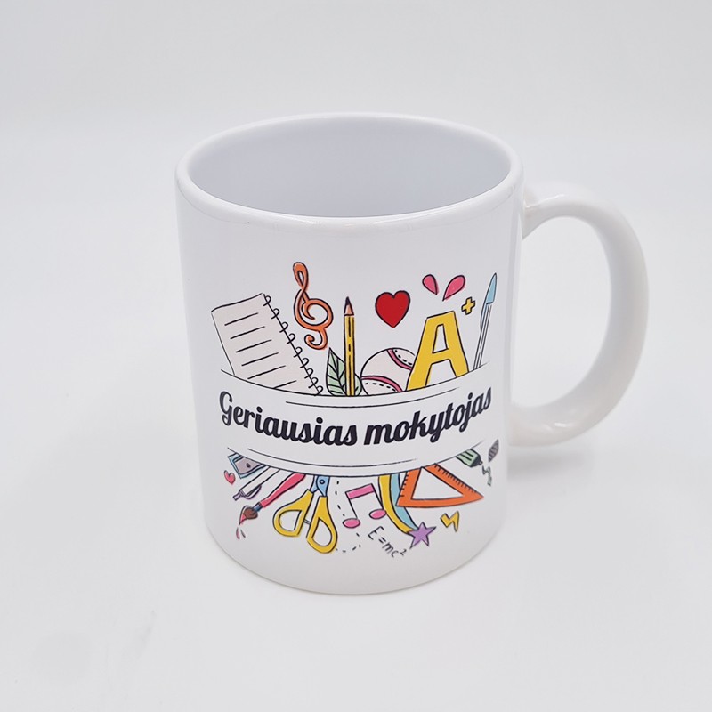 Puodelis „Geriausio mokytojo“
