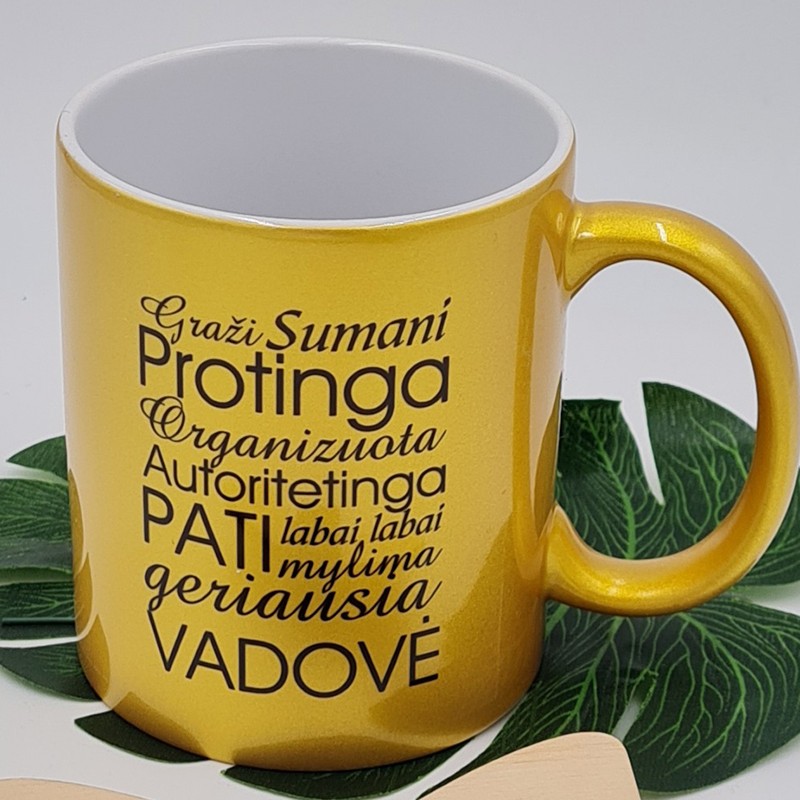 Puodelis „Geriausia vadovė“