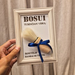 Rėmelis su šepetėliu „Bosui turinčiam viską“