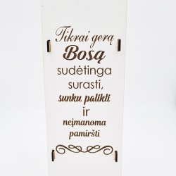 Butelio dėžė „Gerą bosą“