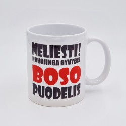 Puodelis „Neliesti Boso puodelis“