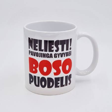Puodelis „Neliesti Boso puodelis“