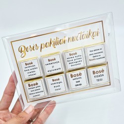 Šokoladukų rinkinys „Bosės pakiliai nuotaikai“