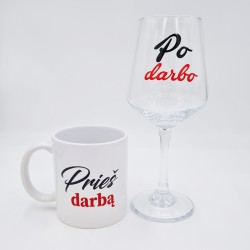 Dovanų rinkinys „Prieš darbą, po darbo“