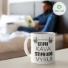 Puodelis: Stipri kava stipriam vyrui IS1199A