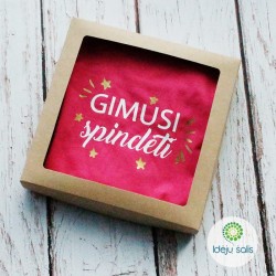 Marškinėliai: Gimusi spindėti IS05M