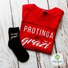 Marškinėlių ir kojinių rinkinys: Protinga ir graži IS07R2