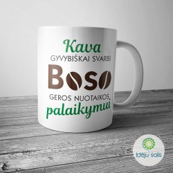 Puodelis: Kava gyvybiškai...