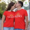 Marškinėliai porai: King ir Queen IS699