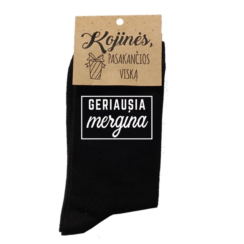 Kojinės: Geriausia mergina IS1387