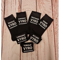 Kojinių rinkinys: „Vyro savaitėlė“