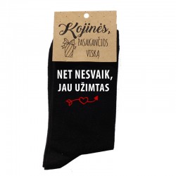 Kojinės: Net nesvaik jau...