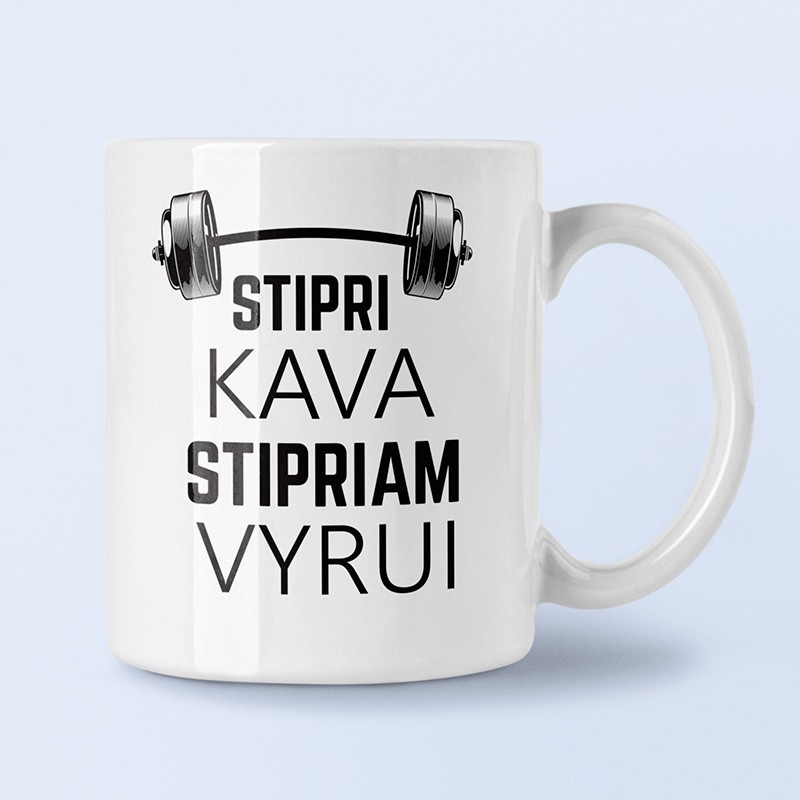 Puodelis: Stipri kava stipriam vyrui IS1199B