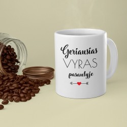 Puodelis: Geriausias vyras...