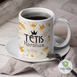 Puodelis: Tėtis karalius IS181P B