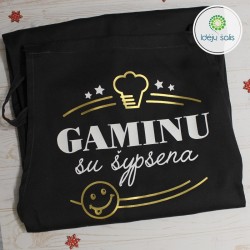 Prijuostė: Gaminu su šypsena“