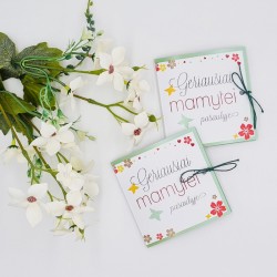 Atvirutė su šokoladukais „Geriausiai mamytei pasaulyje“