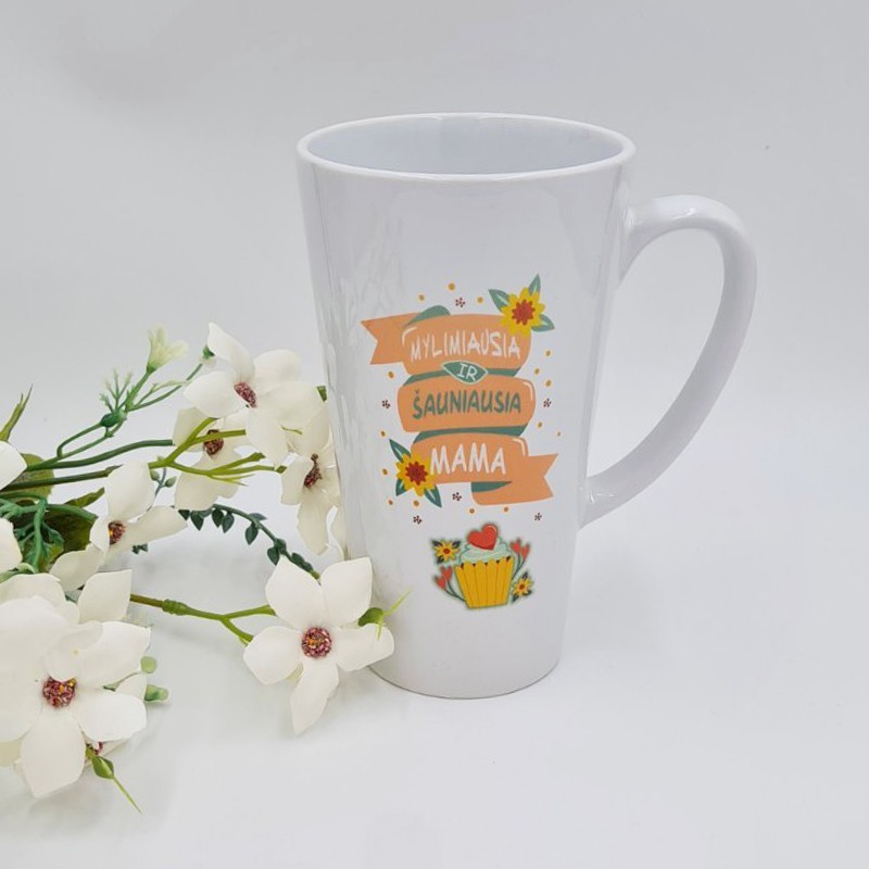 Puodelis: Mylimiausia ir šauniausia mama