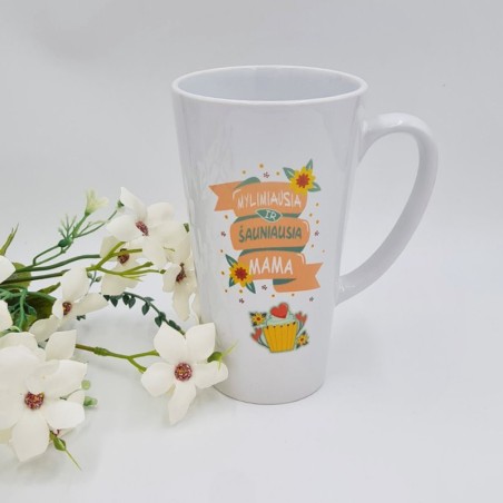 Puodelis: Mylimiausia ir šauniausia mama