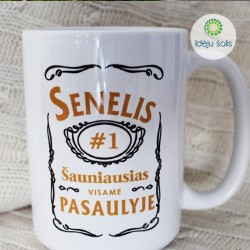 Puodelis: Šauniausias senelis pasaulyje IS159P