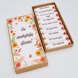 Šokoladukų rinkinys „Su mokytojų diena“
